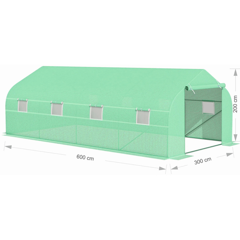 ПАРНИК PE 600х300x200cm HD-8257 ПАРНИК PE 600х300x200cm HD-8257