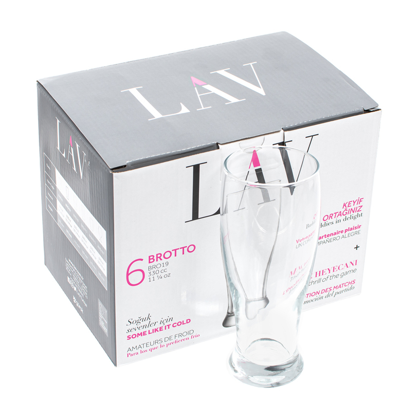 ЧАША ЗА БИРА 330 ML 6БР ЧАША ЗА БИРА 330 ML 6БР