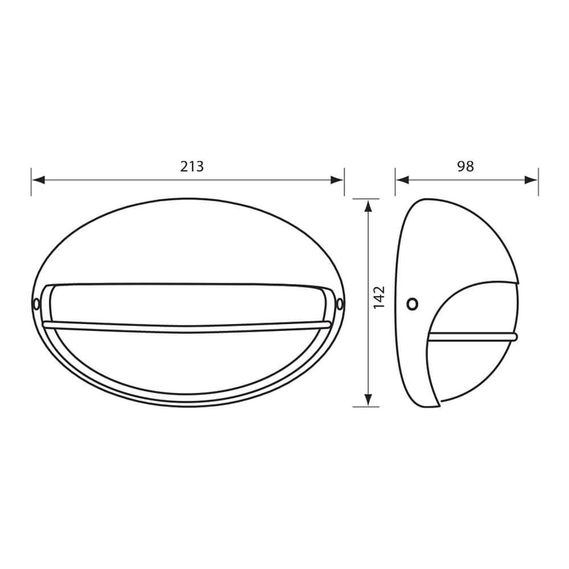ГРАДИНСКИ АПЛИК PETRA E27 IP44 ЧЕРЕН ГРАДИНСКИ АПЛИК PETRA E27 IP44 ЧЕРЕН