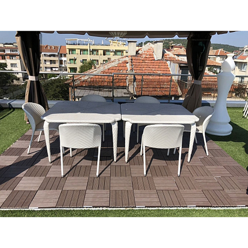 ДЕКИНГ ПЛОЧКА WPC 30X30CM ТИК ДЪРВО ДЕКИНГ ПЛОЧКА WPC 30X30CM ТИК ДЪРВО