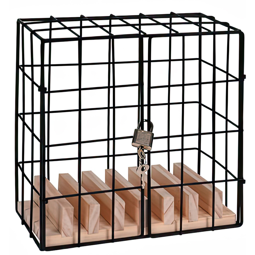 КЛЕТКА ЗА 6бр ТЕЛЕФОНИ 19х11х19cm КЛЕТКА ЗА 6бр ТЕЛЕФОНИ 19х11х19cm