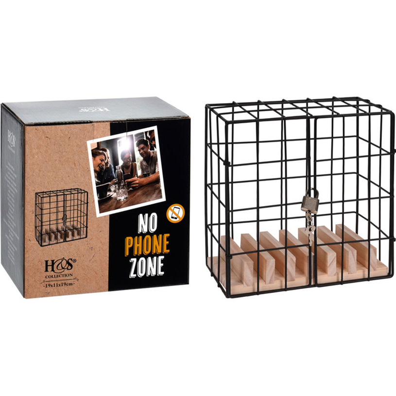 КЛЕТКА ЗА 6бр ТЕЛЕФОНИ 19х11х19cm КЛЕТКА ЗА 6бр ТЕЛЕФОНИ 19х11х19cm