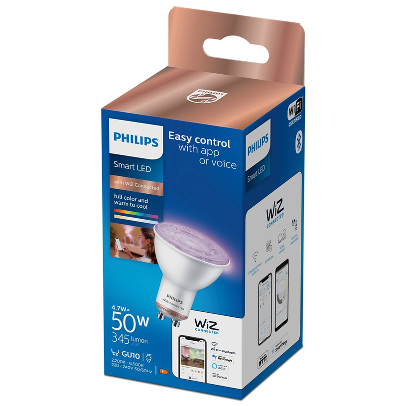 LED КР. GU10 4.9W 22-65K 345LM МАТ RBG LED КР. GU10 4.9W 22-65K 345LM МАТ RBG