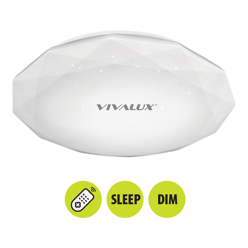 LED ПЛАФОН JEWEL 60W Ф50.5 3-64K 4800LM^ LED ПЛАФОН JEWEL 60W Ф50.5 3-64K 4800LM^