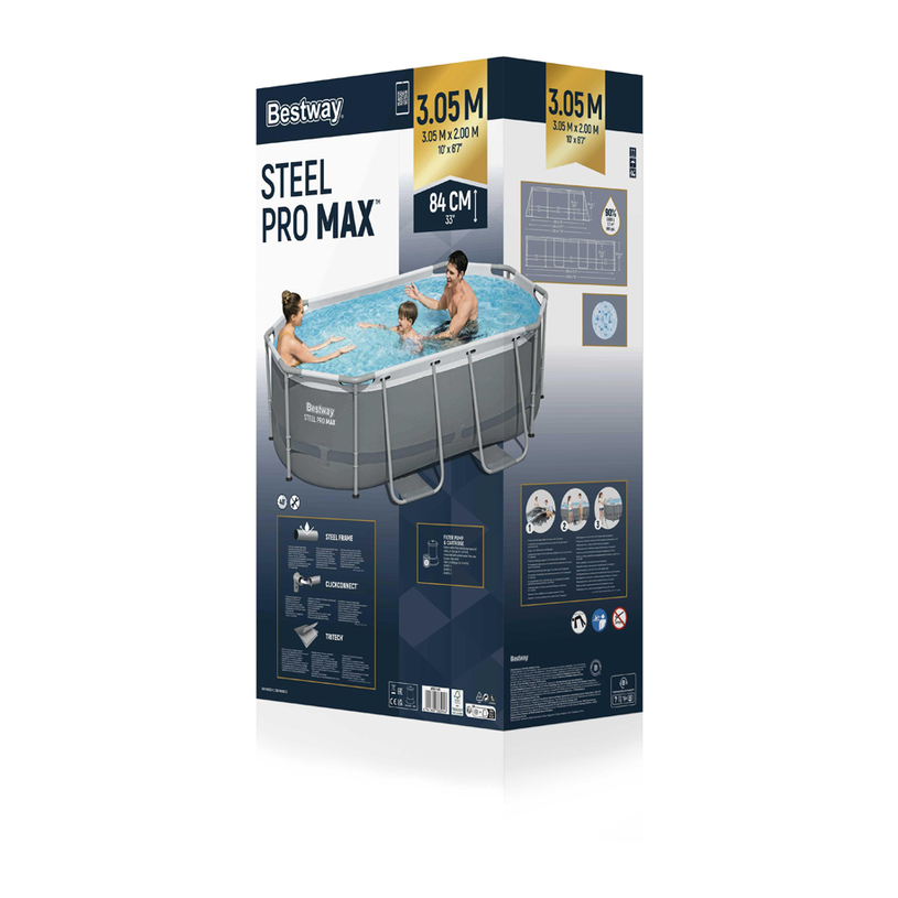 БАСЕЙН 305x200x84 ФИЛ BESTW 5614A P.ST БАСЕЙН 305x200x84 ФИЛ BESTW 5614A P.ST