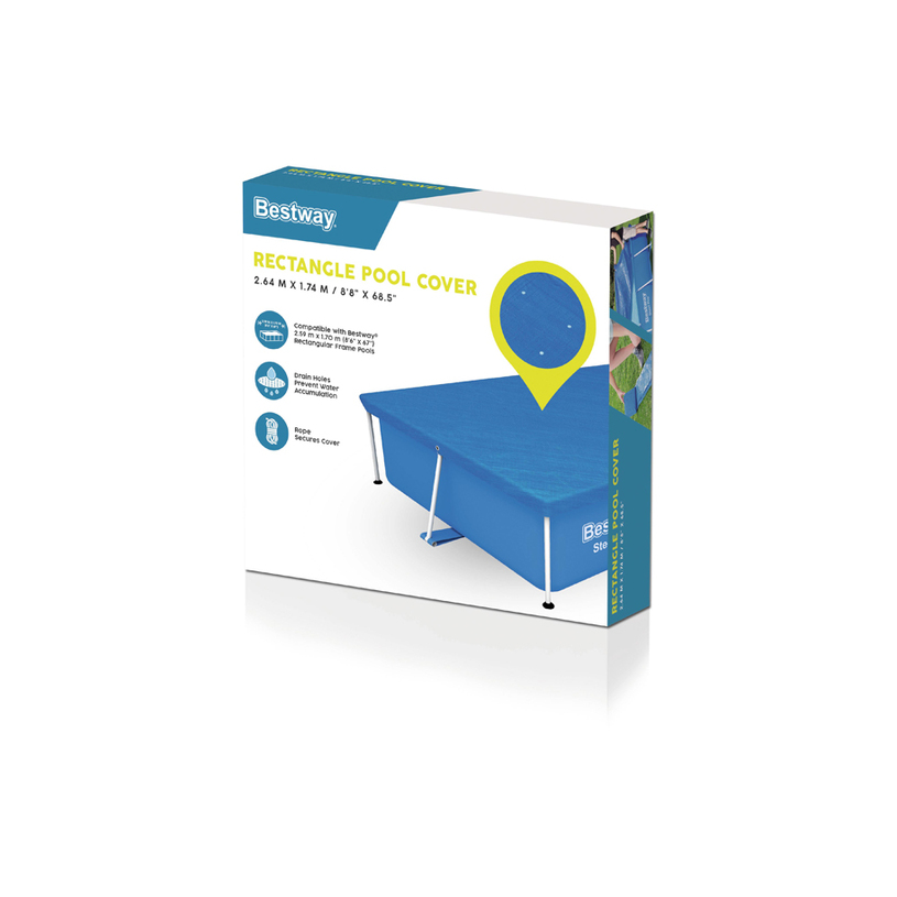ПОКРИВАЛО БАСЕЙН 259x170cm BES 58105 POW ПОКРИВАЛО БАСЕЙН 259x170cm BES 58105 POW