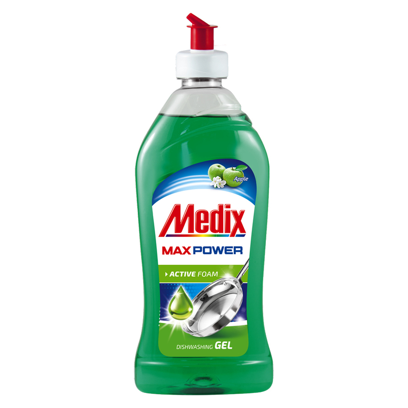 ПРЕПАРАТ ЗА СЪДОВЕ 450ML MAX POWER APPLE ПРЕПАРАТ ЗА СЪДОВЕ 450ML MAX POWER APPLE