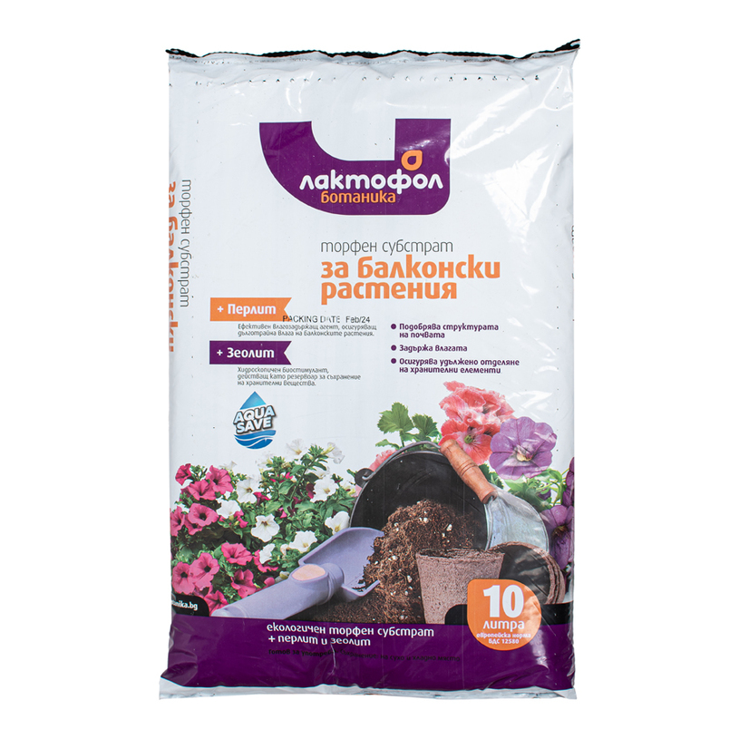 ТОРФЕНА СМЕС ЗА БАЛКОНСКИ ЦВЕТЯ 10Л. ТОРФЕНА СМЕС ЗА БАЛКОНСКИ ЦВЕТЯ 10Л.