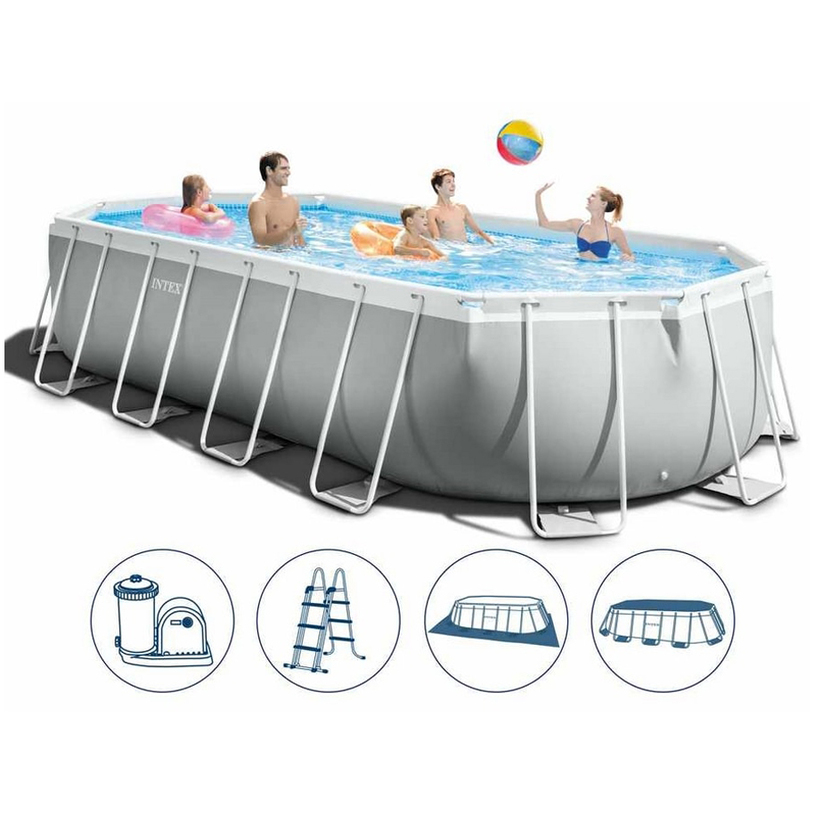 *БАСЕЙН МЕТ РАМКА 610X305X122 26798N 2@ *БАСЕЙН МЕТ РАМКА 610X305X122 26798N 2@