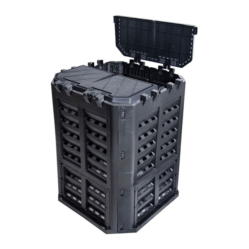 КОМПОСТЕР 360Л 69X69X84CM ЧЕРЕН КОМПОСТЕР 360Л 69X69X84CM ЧЕРЕН