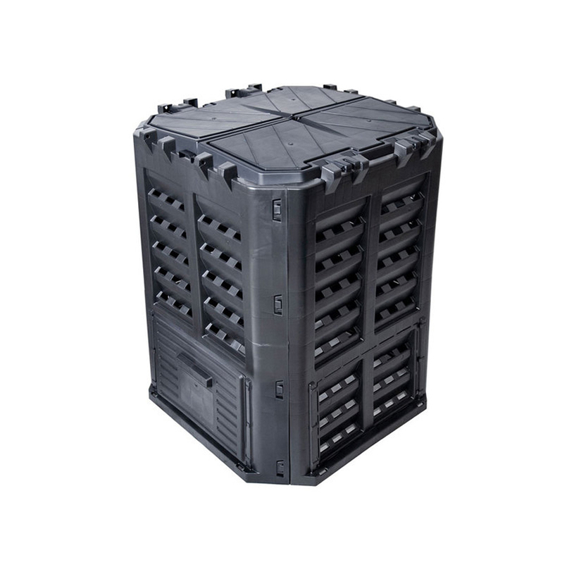 КОМПОСТЕР 360Л 69X69X84CM ЧЕРЕН КОМПОСТЕР 360Л 69X69X84CM ЧЕРЕН