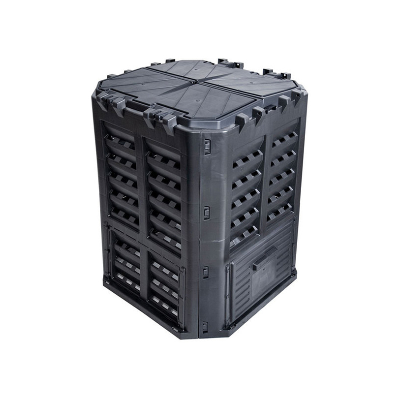 КОМПОСТЕР 360Л 69X69X84CM ЧЕРЕН КОМПОСТЕР 360Л 69X69X84CM ЧЕРЕН