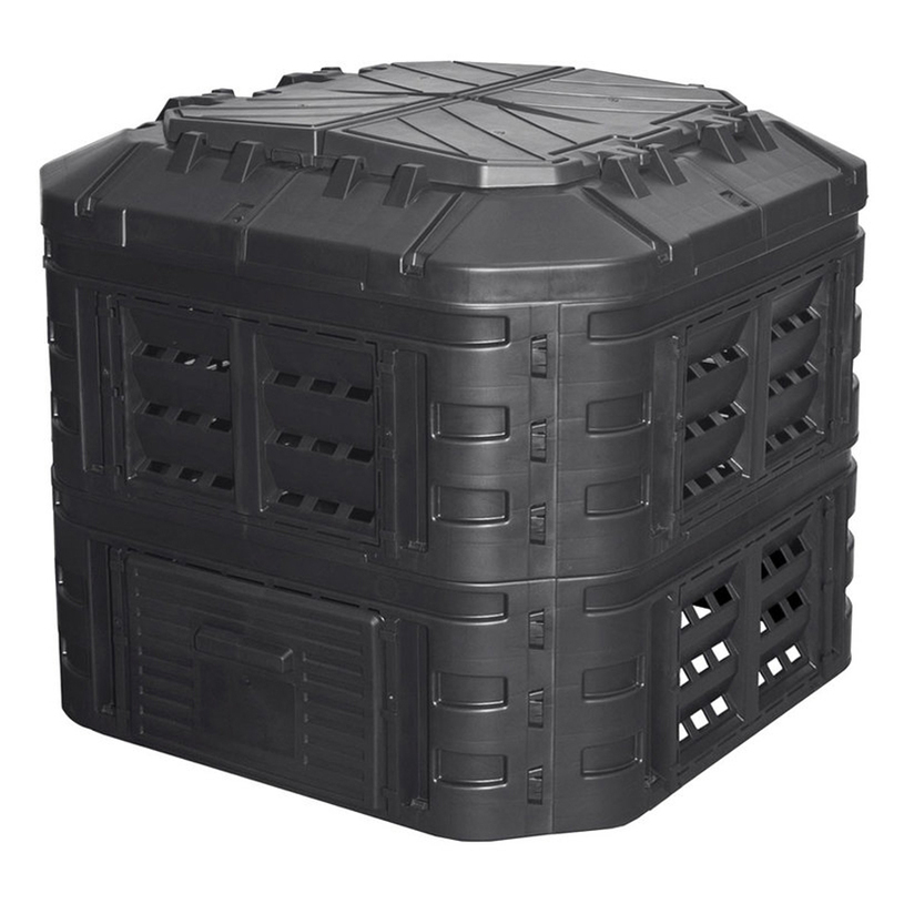 КОМПОСТЕР 540Л 79x24x80CM ЧЕРЕН КОМПОСТЕР 540Л 79x24x80CM ЧЕРЕН