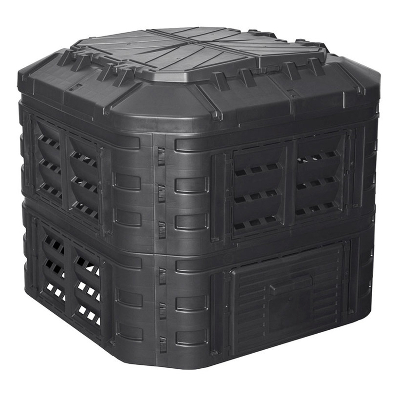 КОМПОСТЕР 540Л 79x24x80CM ЧЕРЕН КОМПОСТЕР 540Л 79x24x80CM ЧЕРЕН