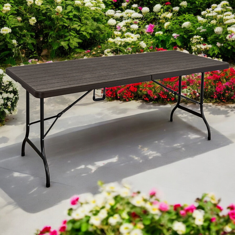 КЕТЪРИНГ HDPE СГЪВАЕМА МАСА 180х75х72cm КЕТЪРИНГ HDPE СГЪВАЕМА МАСА 180х75х72cm