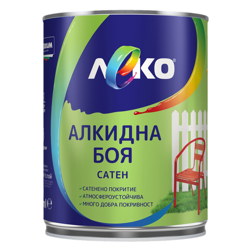 LEKO АЛКИДНА БОЯ САТЕН БЕЖОВ 650 ml LEKO АЛКИДНА БОЯ САТЕН БЕЖОВ 650 ml
