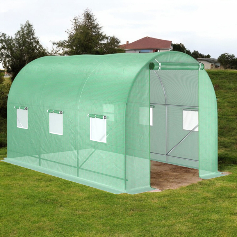 ПАРНИК 350Х200Х200CM 6БР. ПРОЗОРЦИ/ВРАТА ПАРНИК 350Х200Х200CM 6БР. ПРОЗОРЦИ/ВРАТА