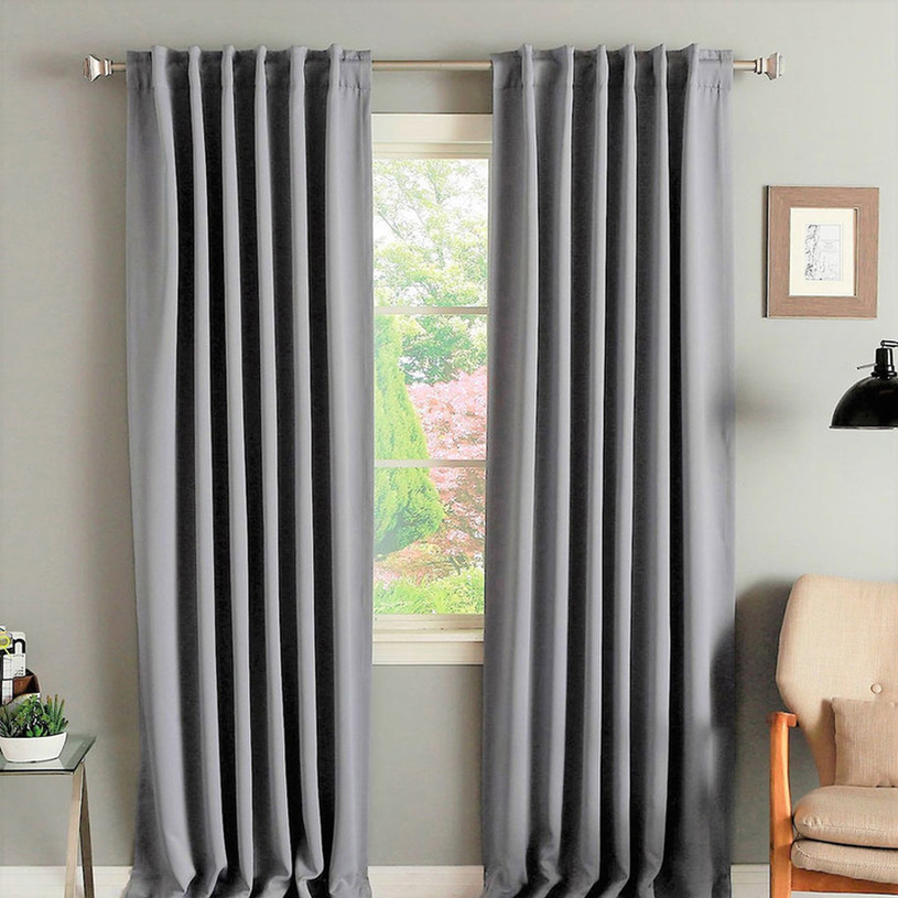 ПЕРДЕ ПЛЪТНО СИВО 150Х270 СМ ПЕРДЕ ПЛЪТНО СИВО 150Х270 СМ