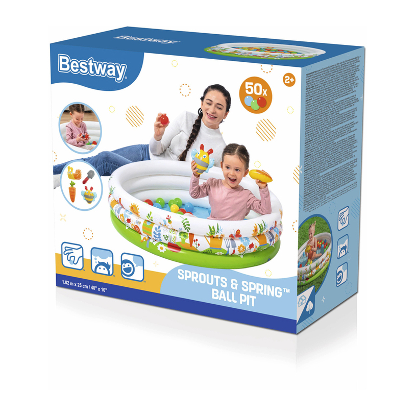 ДЕТСКИ БАСЕЙН 102x25cm BESTW 52466 ДЕТСКИ БАСЕЙН 102x25cm BESTW 52466