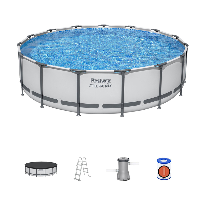 БАСЕЙН 457x107 ФИЛ BESTW 56488 STEEL БАСЕЙН 457x107 ФИЛ BESTW 56488 STEEL