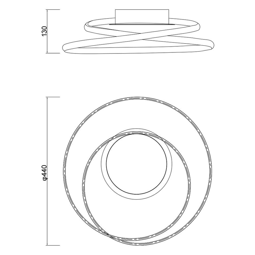 LED ПЛАФОН ODEON 38W 4K ЧЕРЕН VIVA^ LED ПЛАФОН ODEON 38W 4K ЧЕРЕН VIVA^
