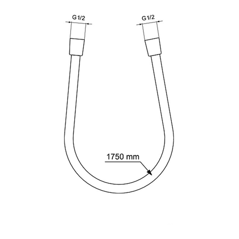ШЛАУХ ЗА ДУШ IDEALRAIN BE175XG Ч.МАТ ШЛАУХ ЗА ДУШ IDEALRAIN BE175XG Ч.МАТ