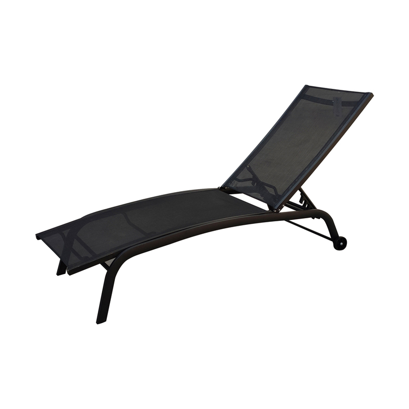 ГРАДИНСКИ ШЕЗЛОНГ 64x189x93cm 4-поз BLK ГРАДИНСКИ ШЕЗЛОНГ 64x189x93cm 4-поз BLK