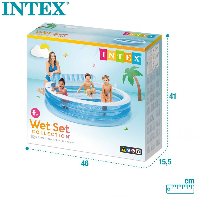 *БАСЕЙН 229X218X79CM SWIM CENT 57190 2@ *БАСЕЙН 229X218X79CM SWIM CENT 57190 2@