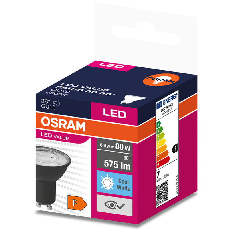 LED КРУШКА GU10 6.9W 4K OSRAM LED КРУШКА GU10 6.9W 4K OSRAM