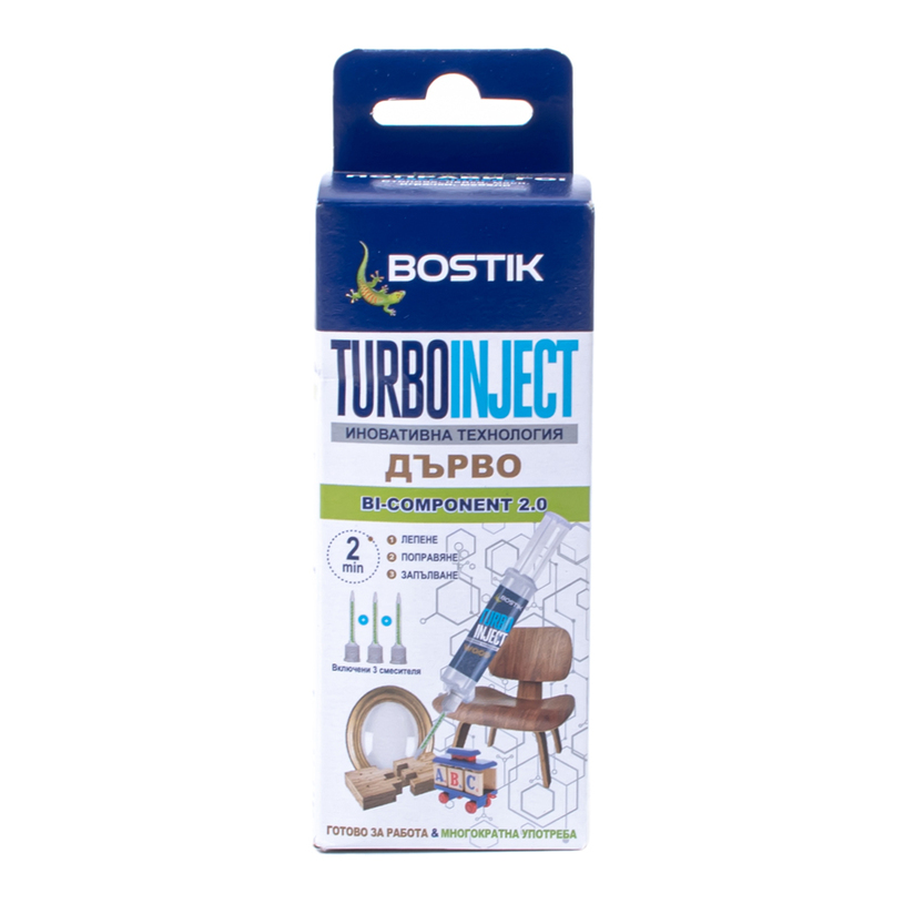 TURBO INJECT 2К ЛЕПИЛО ЗА ДЪРВО 10 g TURBO INJECT 2К ЛЕПИЛО ЗА ДЪРВО 10 g