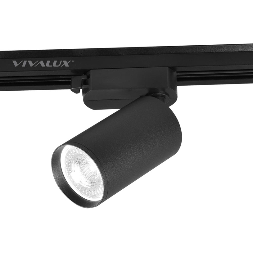 &СПОТ ЗА РЕЛСА LUX GU10 9CM ЧЕРЕН VIVA &СПОТ ЗА РЕЛСА LUX GU10 9CM ЧЕРЕН VIVA