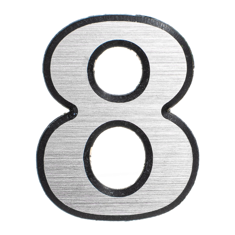 СРЕБРИСТА САМОЗАЛЕПВАЩА ЦИФРА 4 CM "8" СРЕБРИСТА САМОЗАЛЕПВАЩА ЦИФРА 4 CM "8"