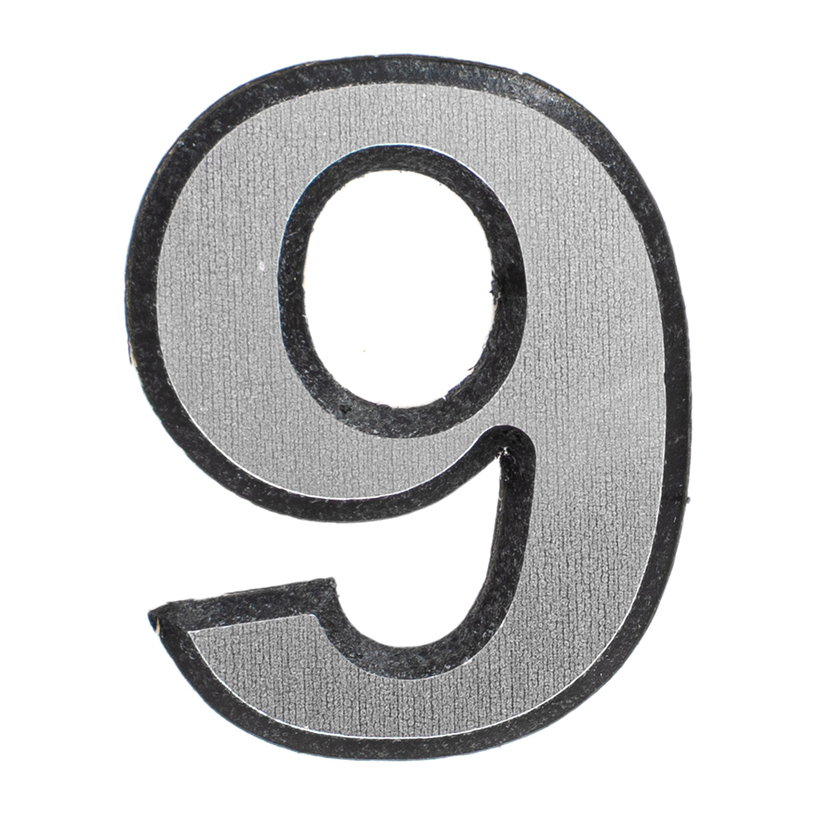 СРЕБРИСТА САМОЗАЛЕПВАЩА ЦИФРА 4 CM "9" СРЕБРИСТА САМОЗАЛЕПВАЩА ЦИФРА 4 CM "9"