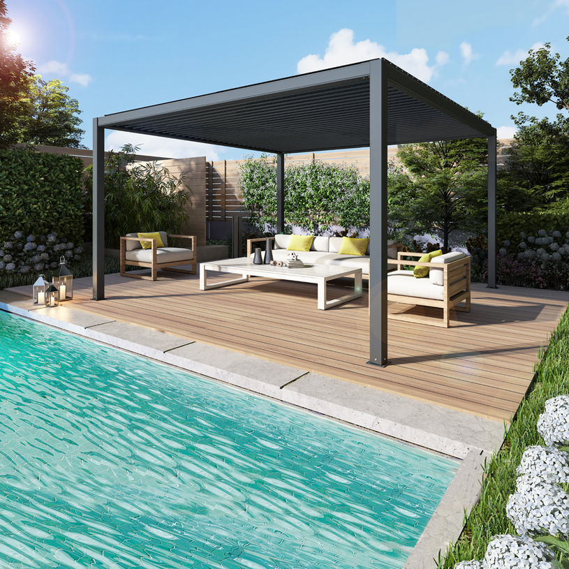 ПЕРГОЛА 300x300x230cm АЛУМ. ПЕРГОЛА 300x300x230cm АЛУМ.