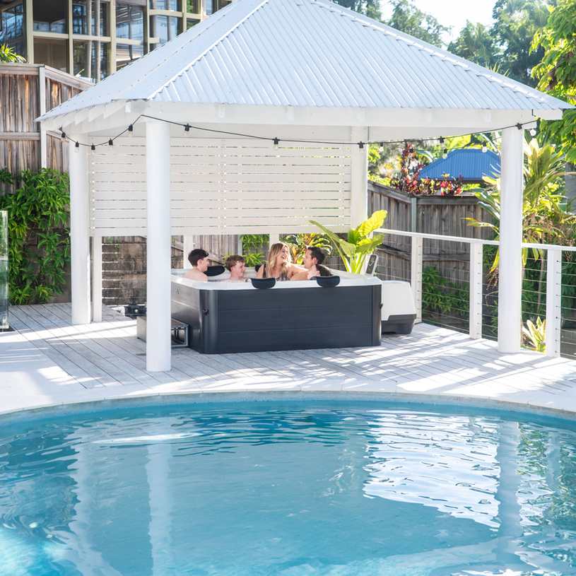 ВЪНШНО ДЖАКУЗИ OSLO 160х160х65cm (4k) ВЪНШНО ДЖАКУЗИ OSLO 160х160х65cm (4k)