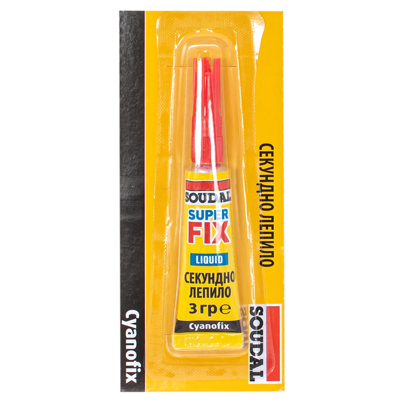 ЦИАНОФИКС СЕКУНДНО ЛЕПИЛО 3 g ЦИАНОФИКС СЕКУНДНО ЛЕПИЛО 3 g