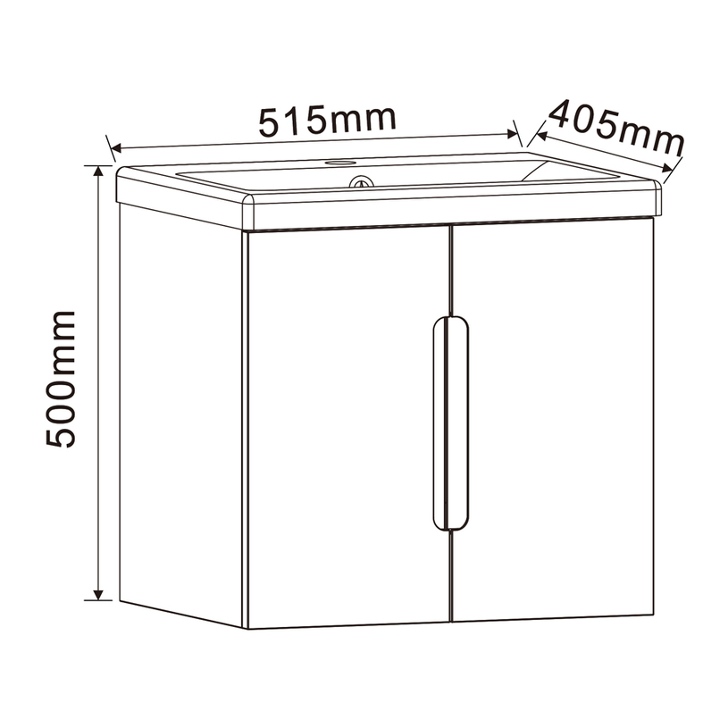 ШКАФ С УМИВ. МИРАЯ 5150+8054-2 ШКАФ С УМИВ. МИРАЯ 5150+8054-2