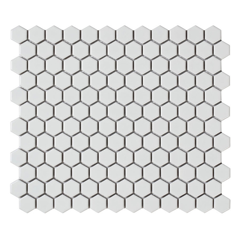 #МОЗАЙКА HEXAGON WHITE MATT 26X30 #МОЗАЙКА HEXAGON WHITE MATT 26X30