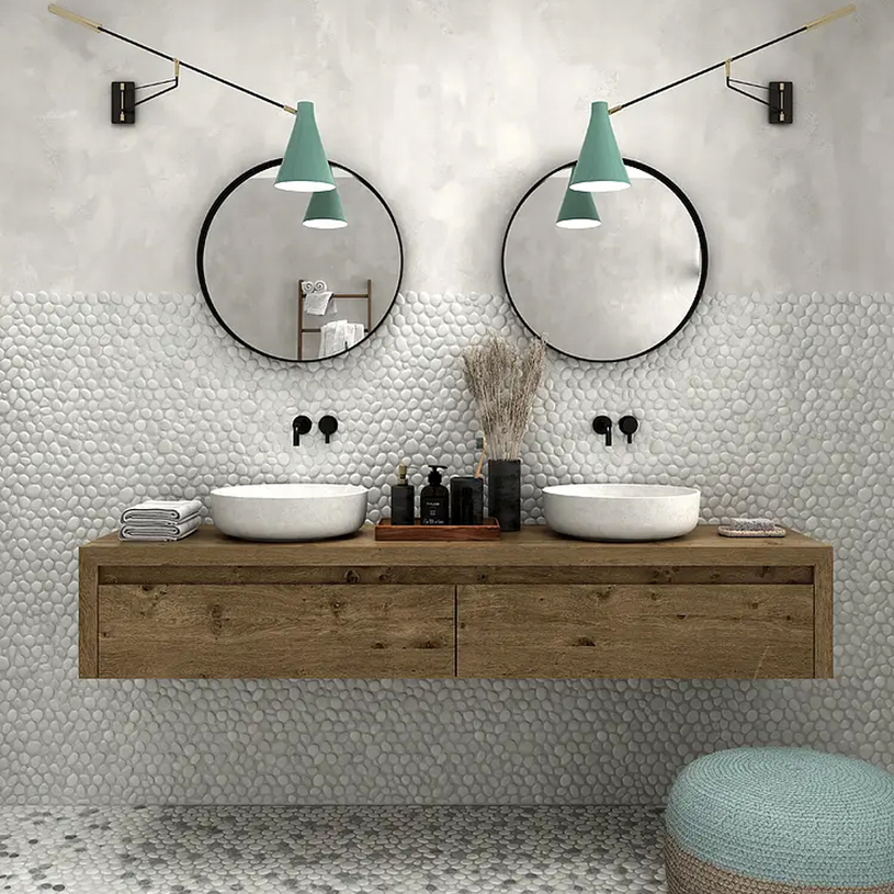 #МОЗАЙКА PERLA LEVEL WHITE 26.5X26.5 #МОЗАЙКА PERLA LEVEL WHITE 26.5X26.5