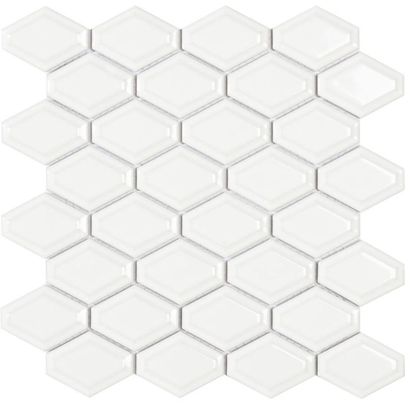 #МОЗАЙКА HONEYCOMB WHITE G 25.9X25 #МОЗАЙКА HONEYCOMB WHITE G 25.9X25