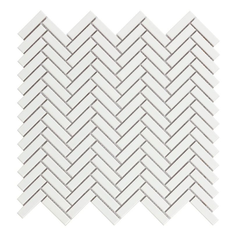#МОЗАЙКА CHEVRON WHITE GLOSS 28.3X27.7 #МОЗАЙКА CHEVRON WHITE GLOSS 28.3X27.7