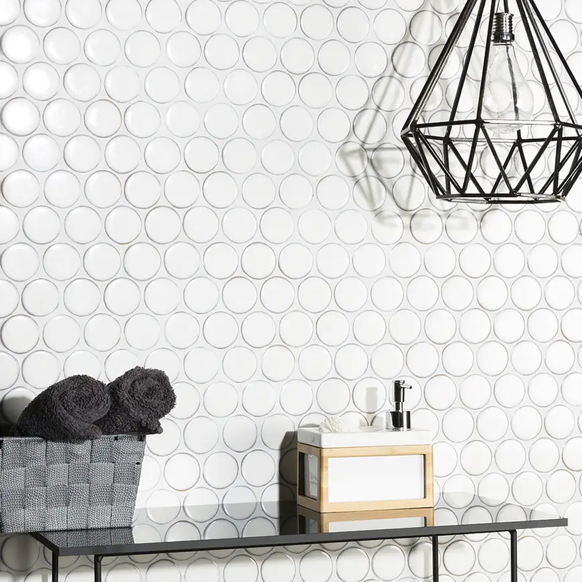 #МОЗАЙКА ROUND WHITE 30.4X26.3 #МОЗАЙКА ROUND WHITE 30.4X26.3