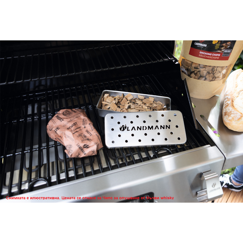 Чипс за опушване от бъчви whisky 500gr Чипс за опушване от бъчви whisky 500gr