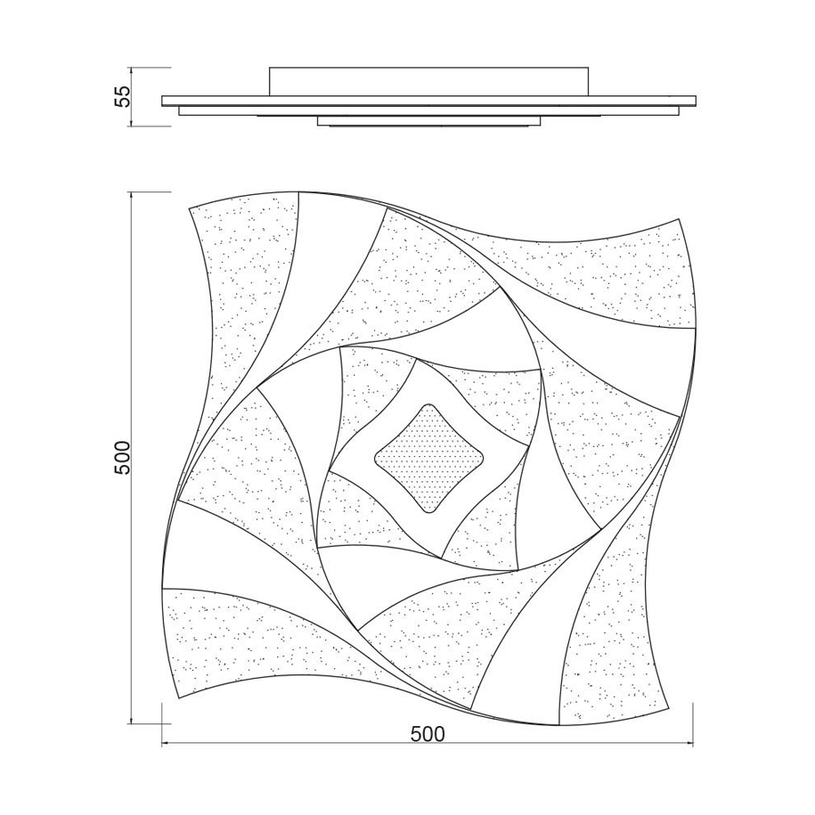 LED ПЛАФОН 63W 4K ДУ SAVOY VIVA^ LED ПЛАФОН 63W 4K ДУ SAVOY VIVA^