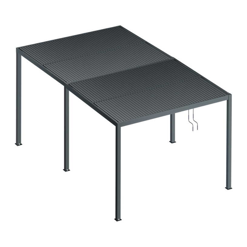 ПЕРГОЛА 300x600x230cm АЛУМ. ПЕРГОЛА 300x600x230cm АЛУМ.