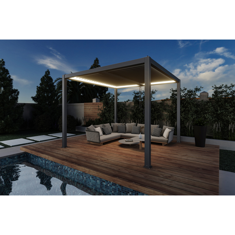 *LED ОСВЕТЛЕНИЕ ПЕРГОЛА 300X300CM 2@ *LED ОСВЕТЛЕНИЕ ПЕРГОЛА 300X300CM 2@