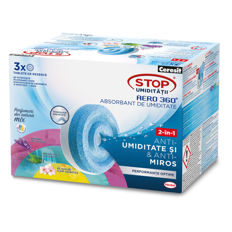 STOP ВЛАГА ТАБЛЕТКИ МИКС АРОМАТИ 3X450 g STOP ВЛАГА ТАБЛЕТКИ МИКС АРОМАТИ 3X450 g