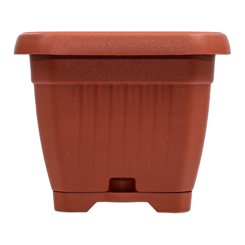 Саксия с подложка, GAIA, 12 см, теракота Саксия с подложка, GAIA, 12 см, теракота