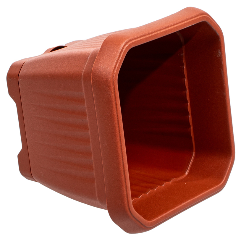 Саксия с подложка, GAIA, 12 см, теракота Саксия с подложка, GAIA, 12 см, теракота