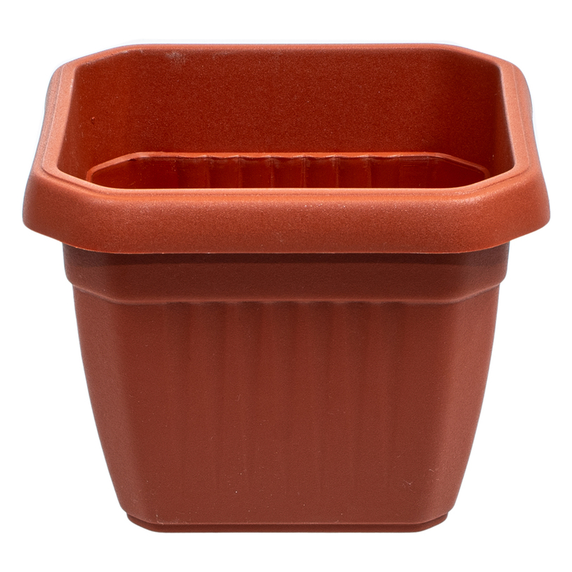 Саксия с подложка, GAIA, 12 см, теракота Саксия с подложка, GAIA, 12 см, теракота